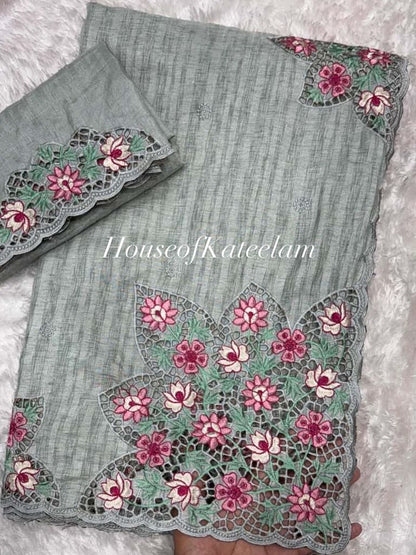 HOK9103 - Ishwari - Grey - House of Kateelam