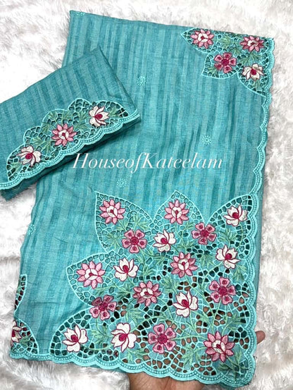 HOK9104 - Ishwari - Blue - House of Kateelam
