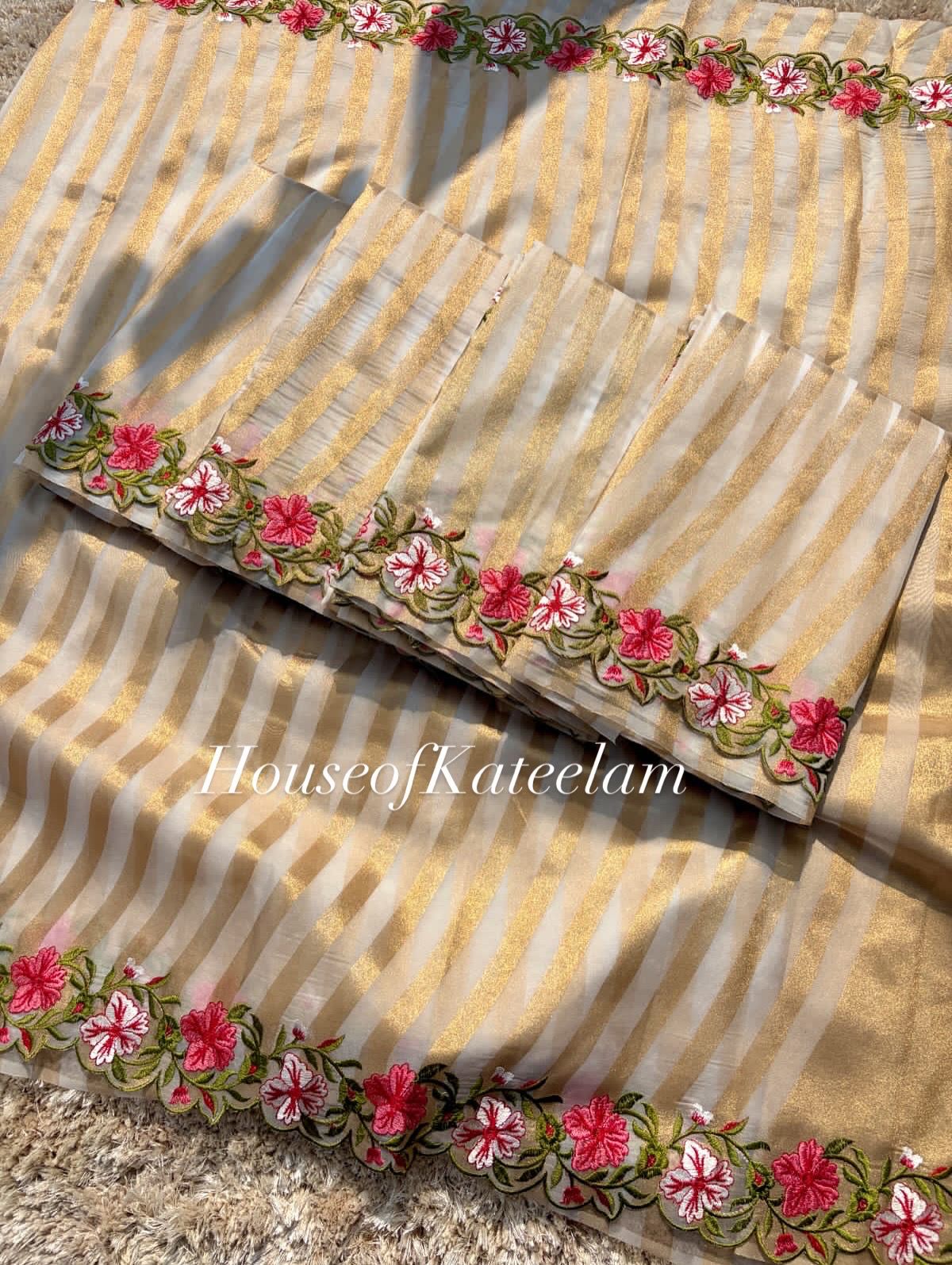 HOK9301 - Madhu - Dark & Light Gold - House of Kateelam