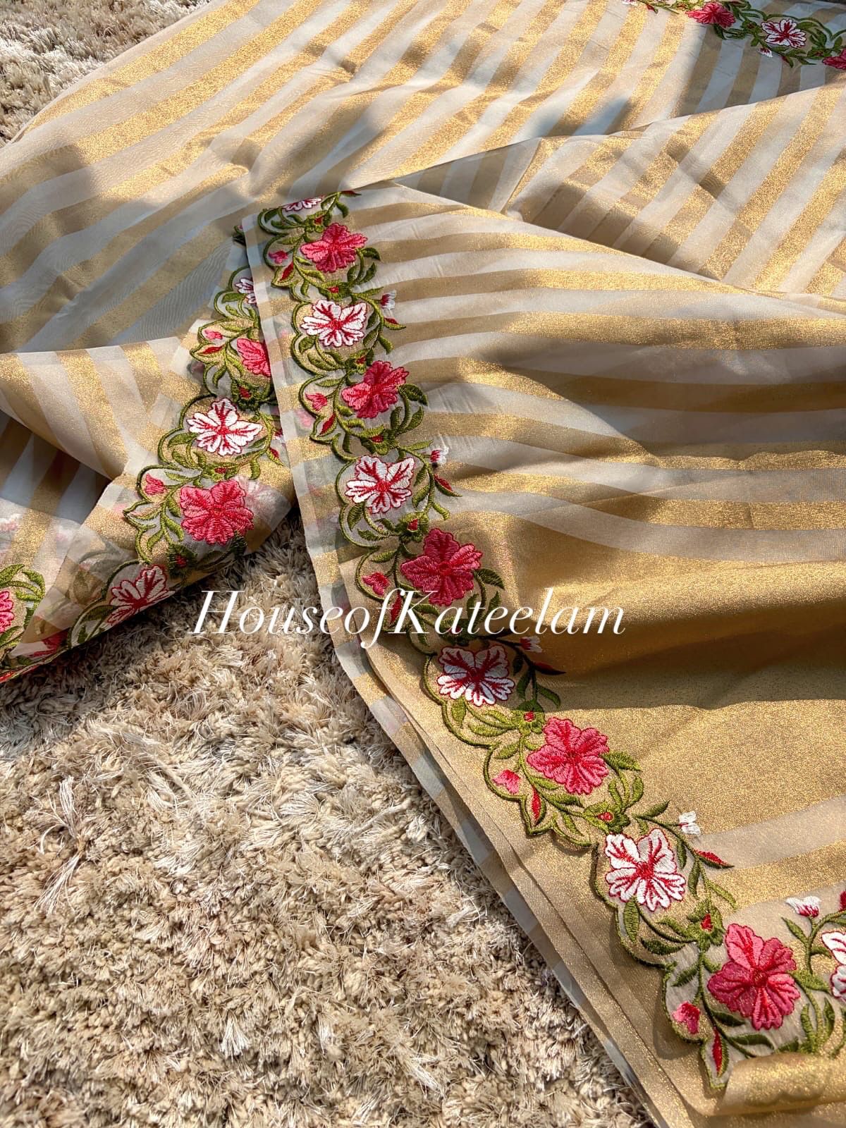HOK9301 - Madhu - Dark & Light Gold - House of Kateelam