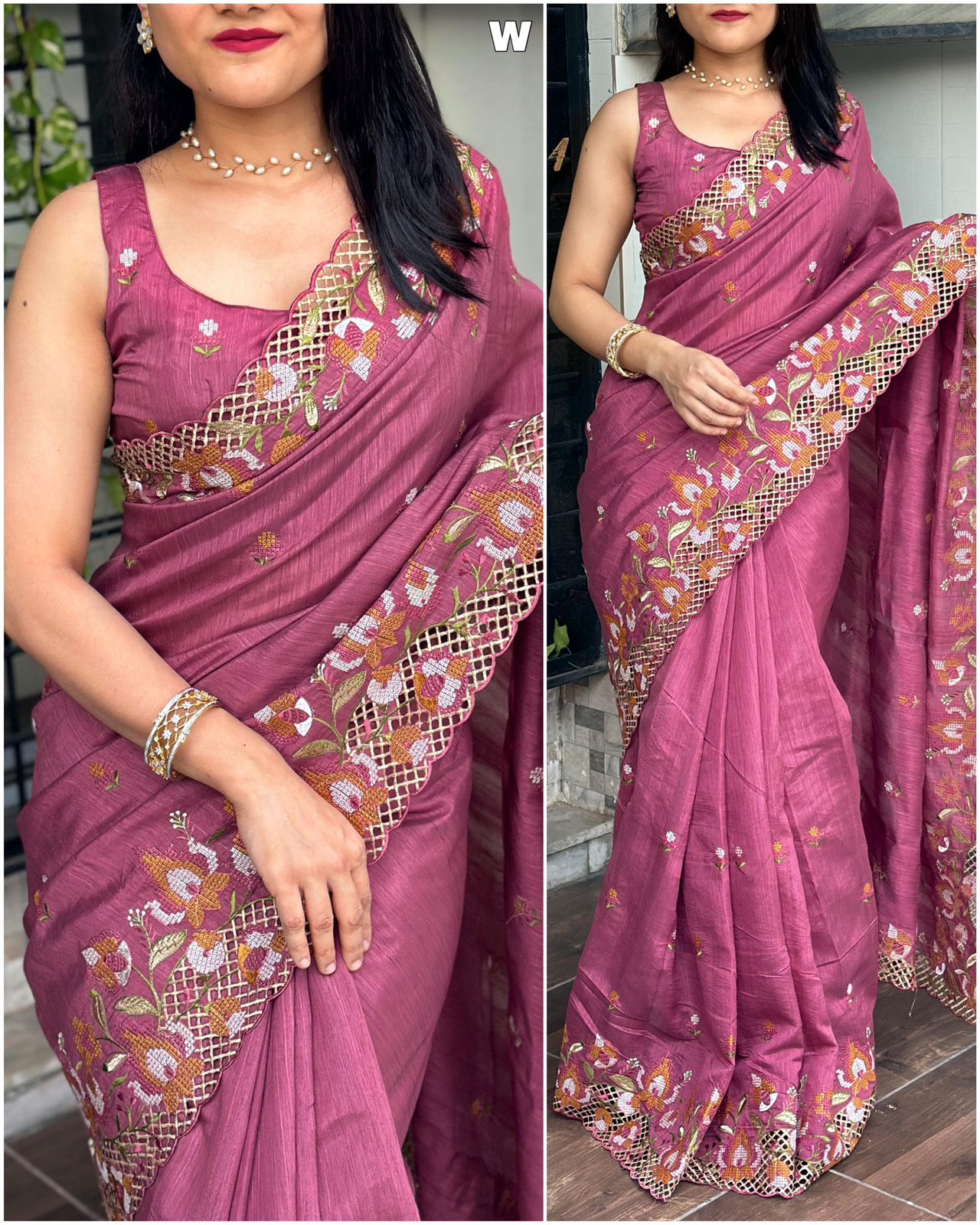 HOK9804 - Shivanjali - Orchid Pink - House of Kateelam
