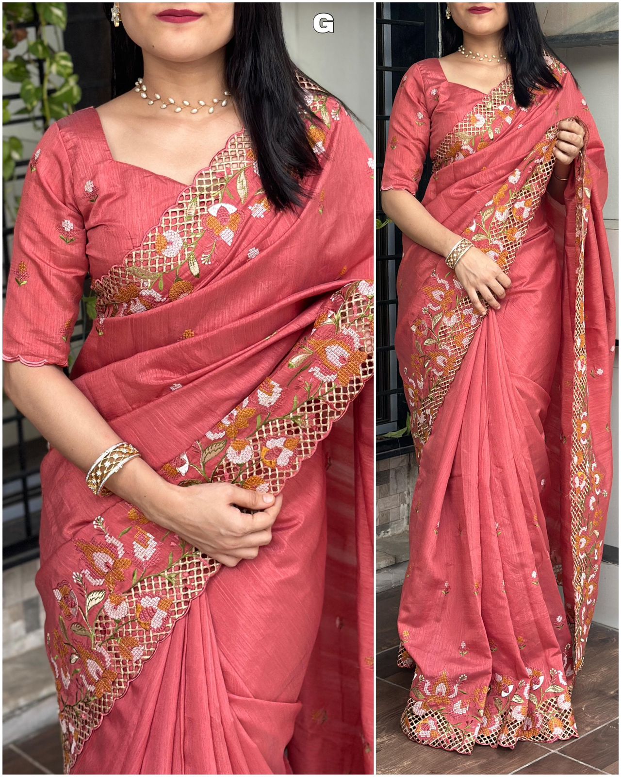 HOK9806 - Shivanjali - Pink - House of Kateelam