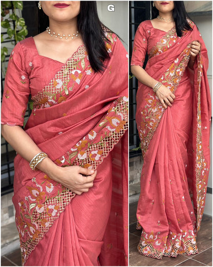 HOK9806 - Shivanjali - Pink - House of Kateelam