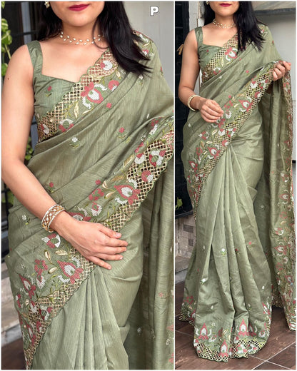 HOK9807 - Shivanjali - Green - House of Kateelam