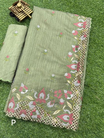HOK9807 - Shivanjali - Green - House of Kateelam