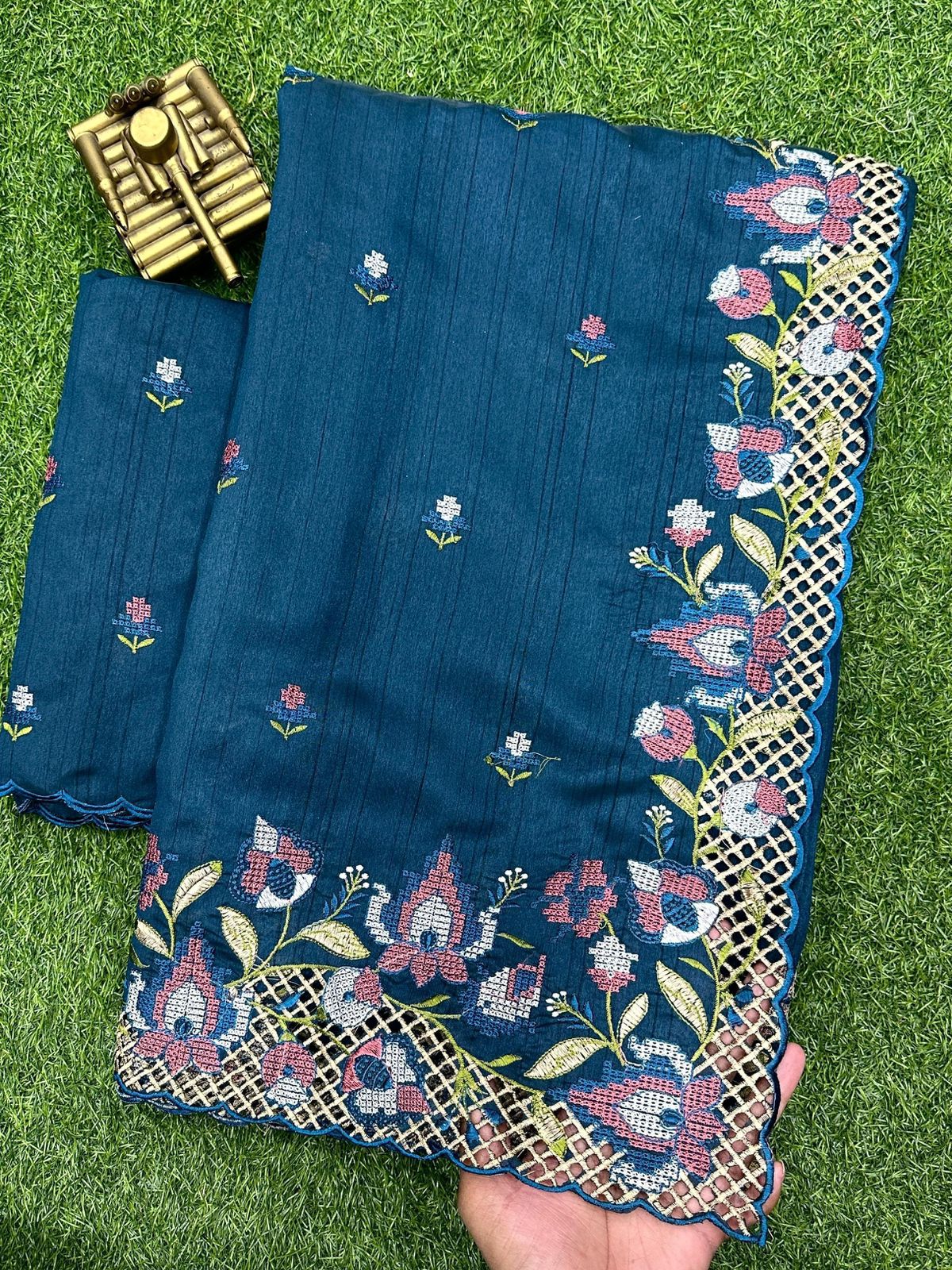 HOK9808 - Shivanjali - Blue - House of Kateelam