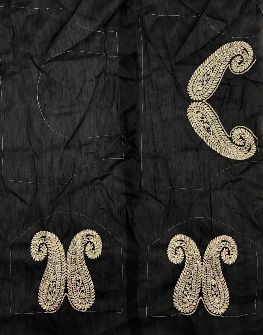 HOK9901 - Leena - Black & Gold - House of Kateelam
