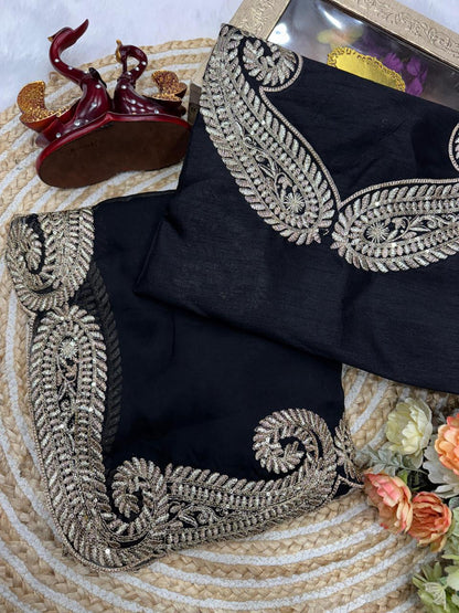 HOK9901 - Leena - Black & Gold - House of Kateelam