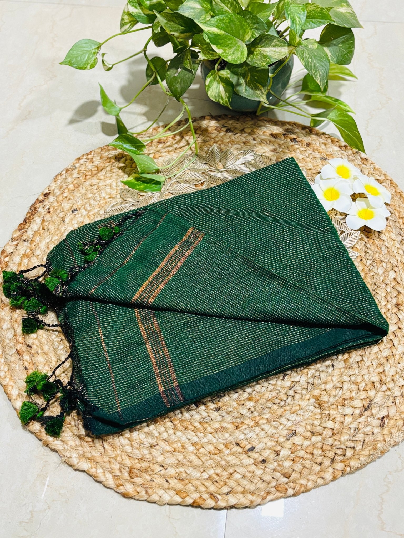 HOKO602 - Sharvani - Green - House of Kateelam
